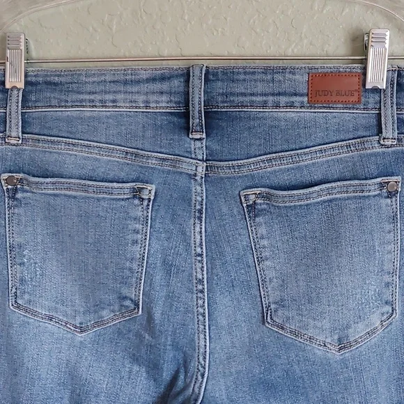 Judy Blue Mid Rise Sz 7 /8 Stretch - Picture 8 of 12